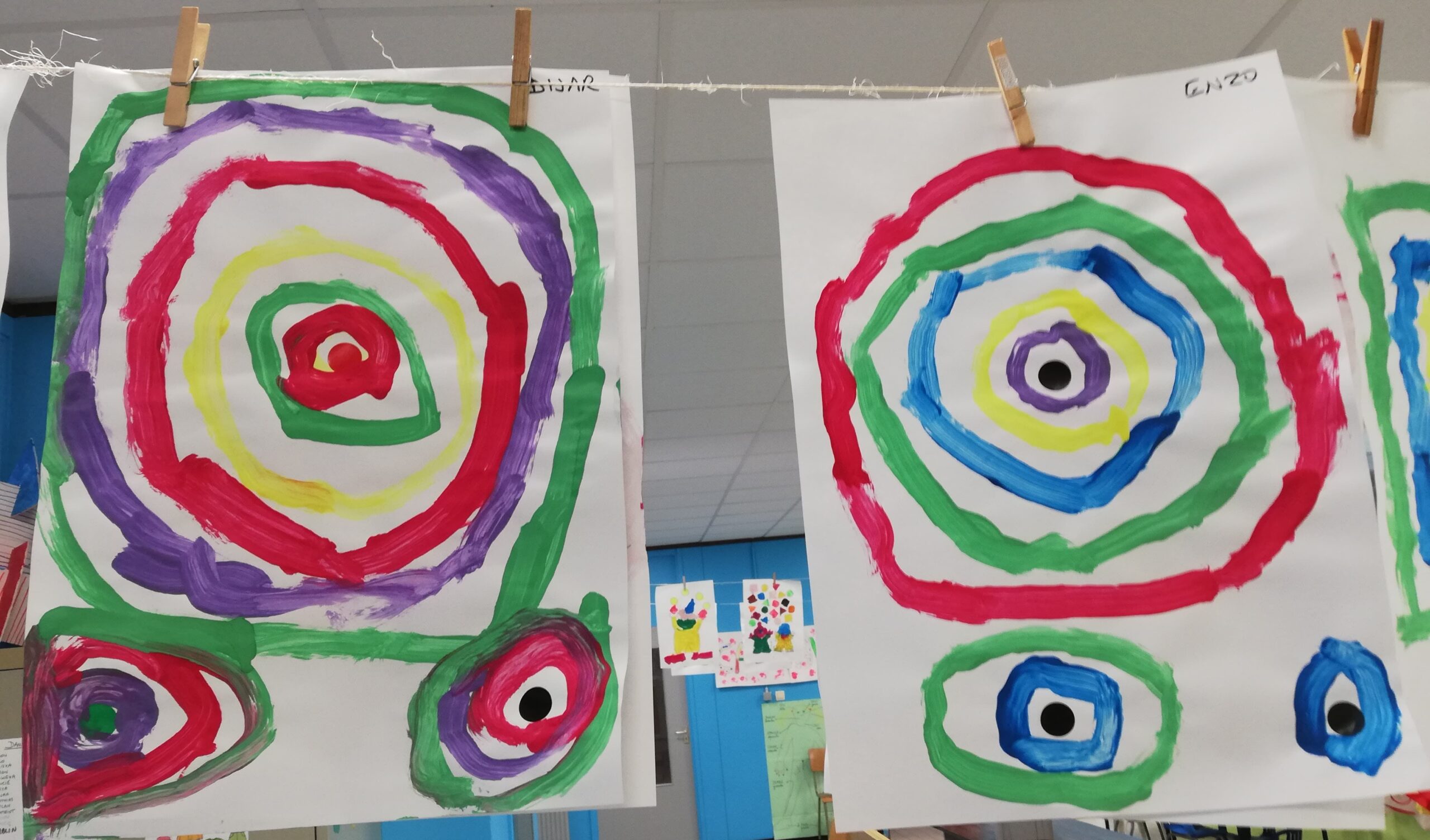 Projet peinture Revisitons Miró!